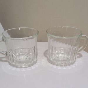Clear Glass Mug Set Fortecrisa Mexico Glass